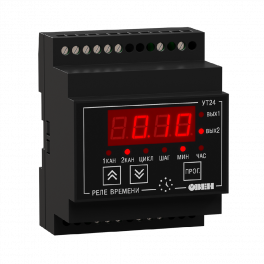 Микропроцессорное реле времени двухканальное УТ24-Д.К