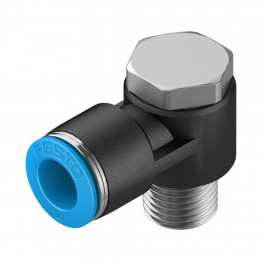 QSLV-G1/2-12 Угловой штуцер с цанговым зажимом и резьбой