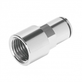 SPCF04-02S1G Штуцер прямой нерж внутренняя G1/4 4мм